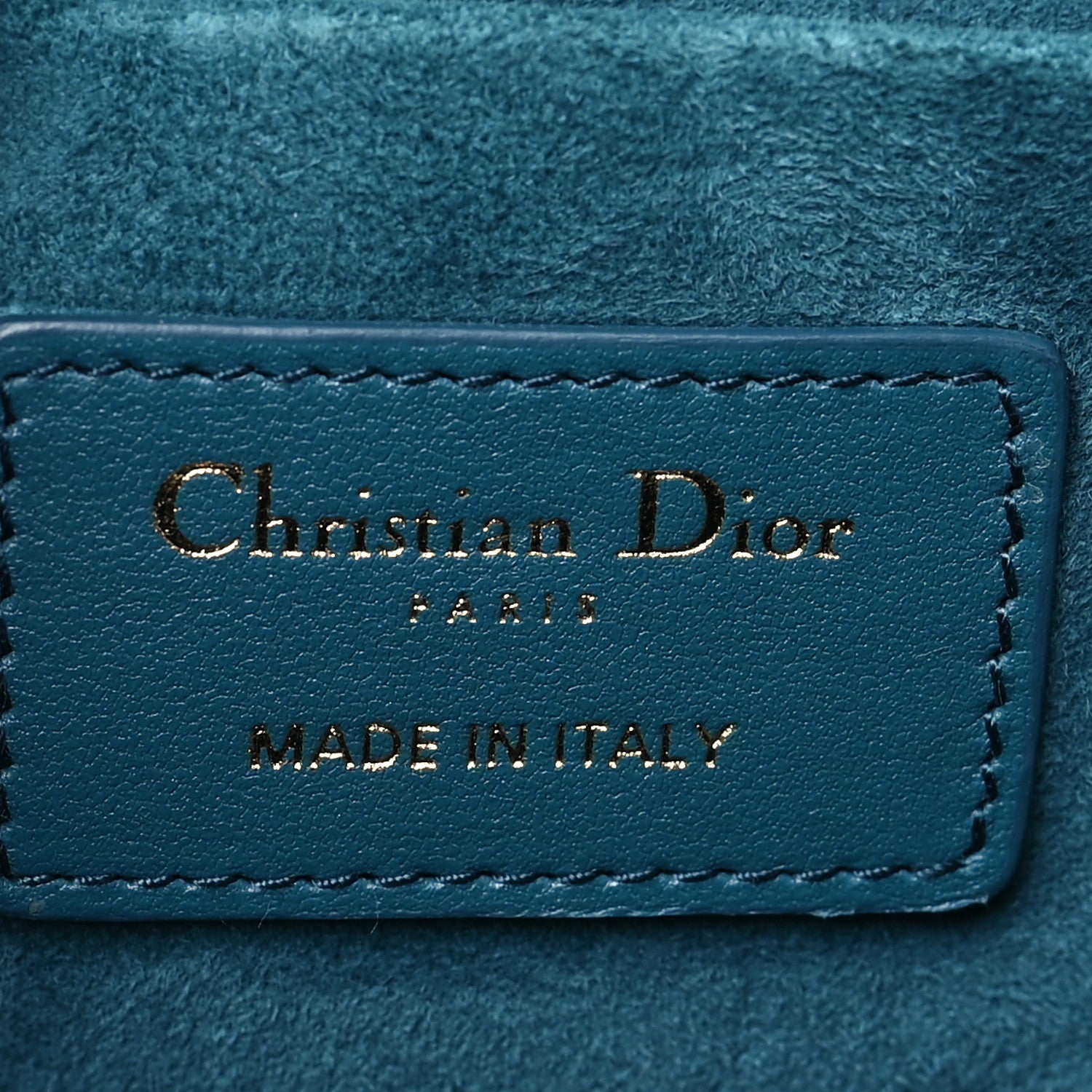 Christian Dior Lambskin Cannage Small Diortravel Vanity Case Deep Ocean 6 of 11