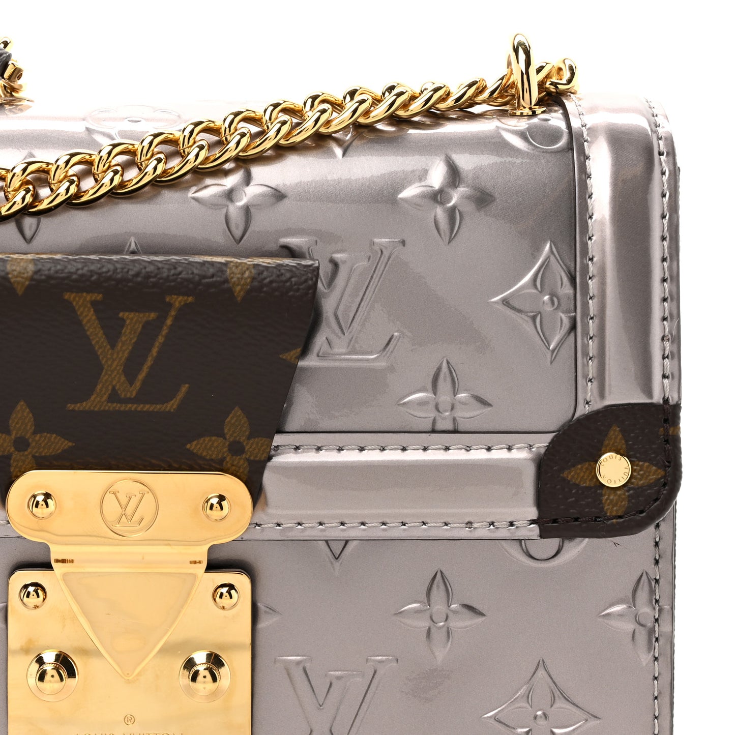 Vernis Epi Monogram Wynwood Metallic Taupe Grey