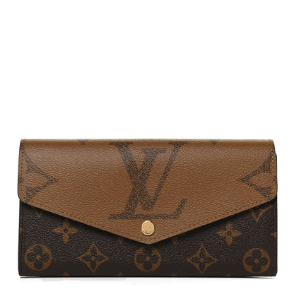 Louis Vuitton Reverse Monogram Giant Sarah Wallet 1 of 9
