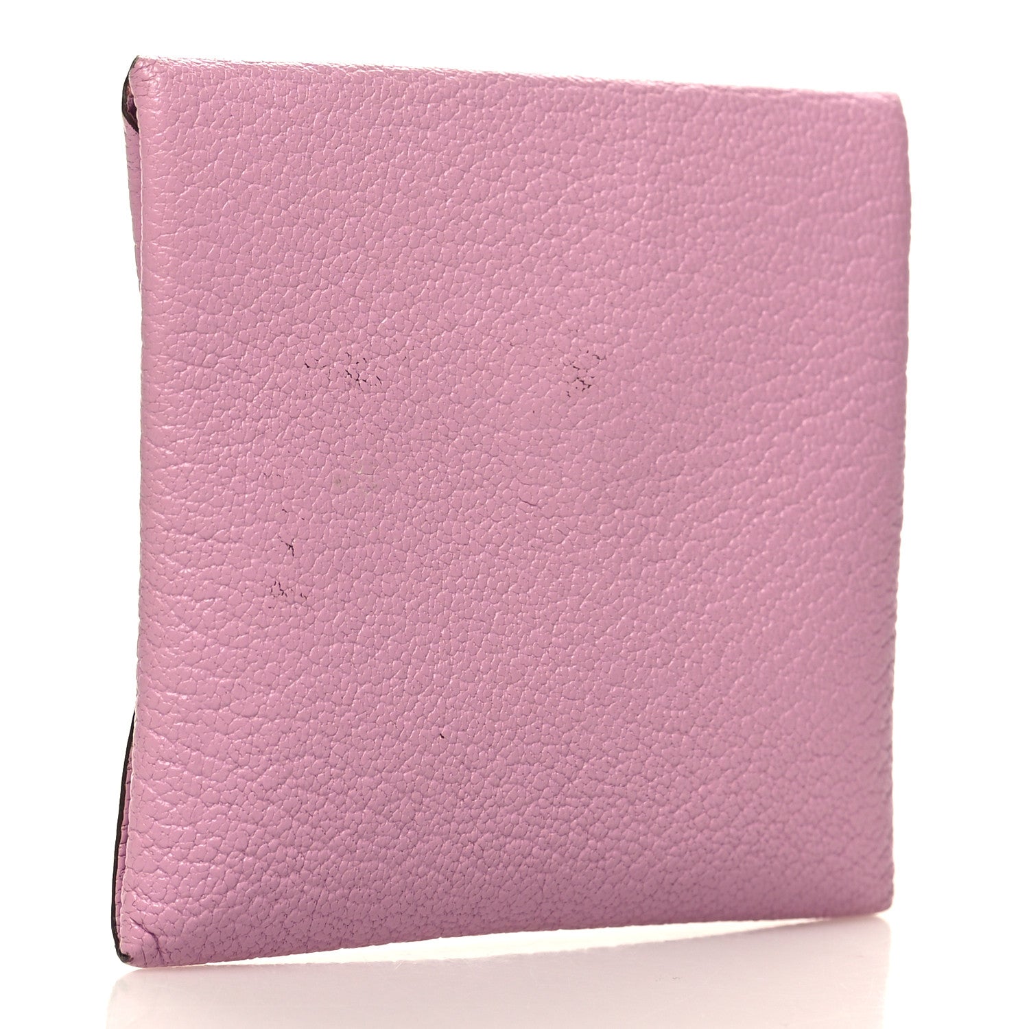 Hermes Chevre Mysore Bastia Coin Purse Mauve Sylvestre 3 of 9