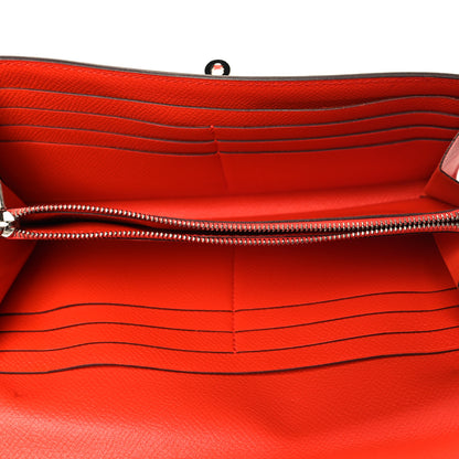 Hermes Epsom Kelly Longue Wallet Orange 5 of 9