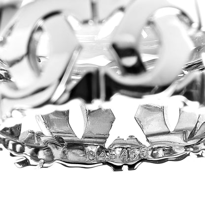 Cartier 18K White Gold Entrelaces Ring 50 5.25 4 of 5