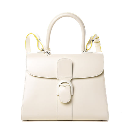 Delvaux Boxed Calfskin MM Magic Brillant Satchel Ivory 1 of 10