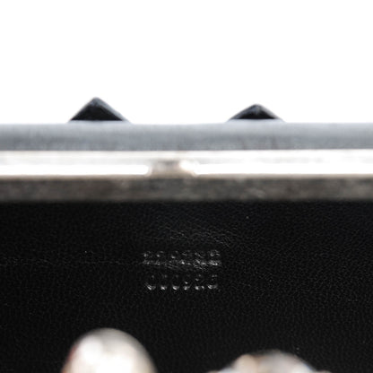 Alexander McQueen Lambskin Lace-Up Knucklebox Clutch Black 7 of 7