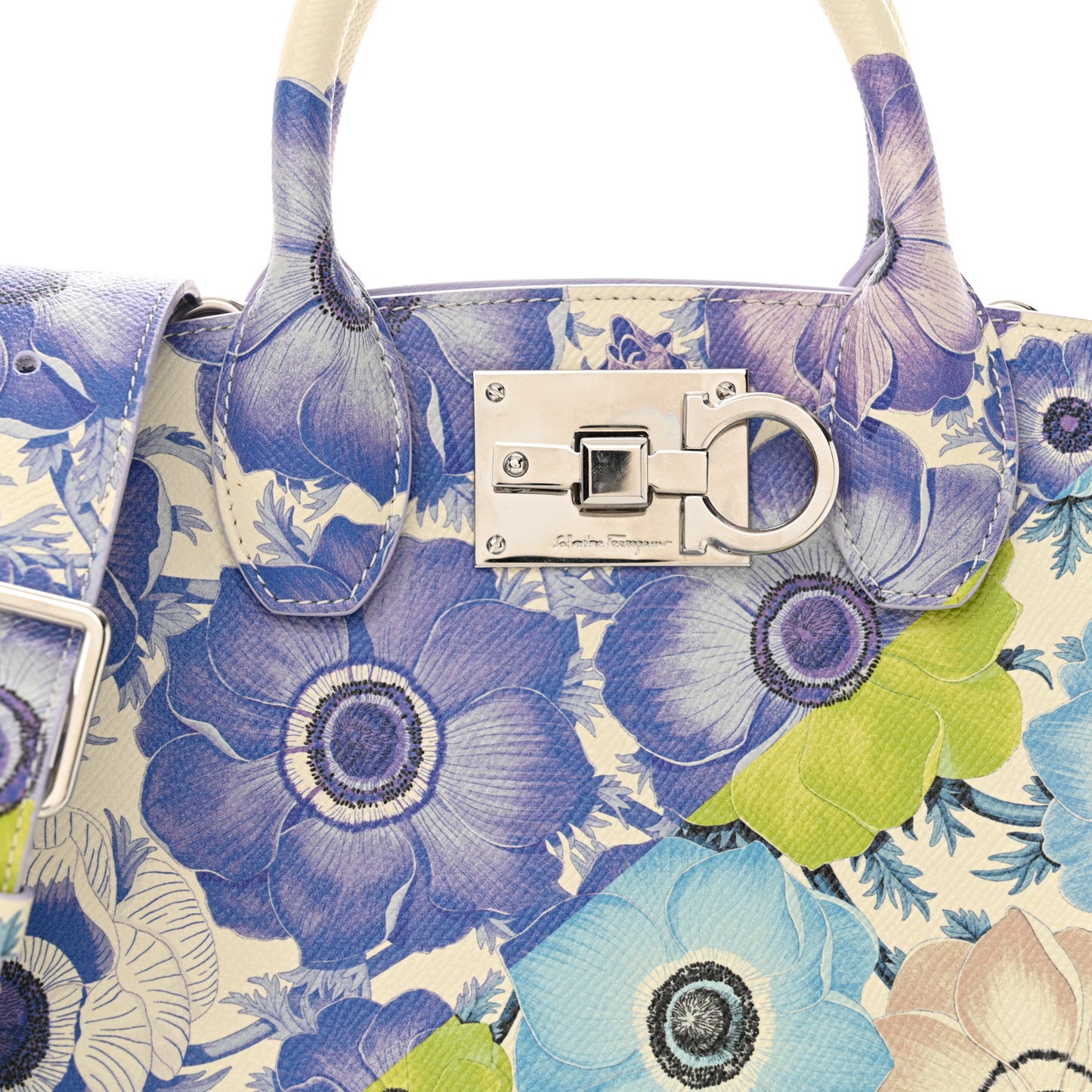 Calfskin Floral Print Small The Studio Bag Mascarpone