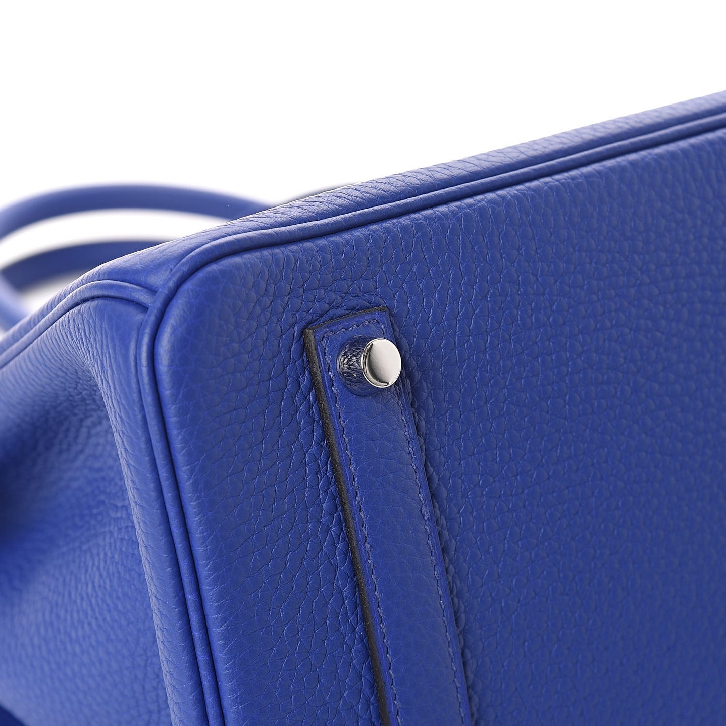 Togo Birkin 35 Bleu Electrique