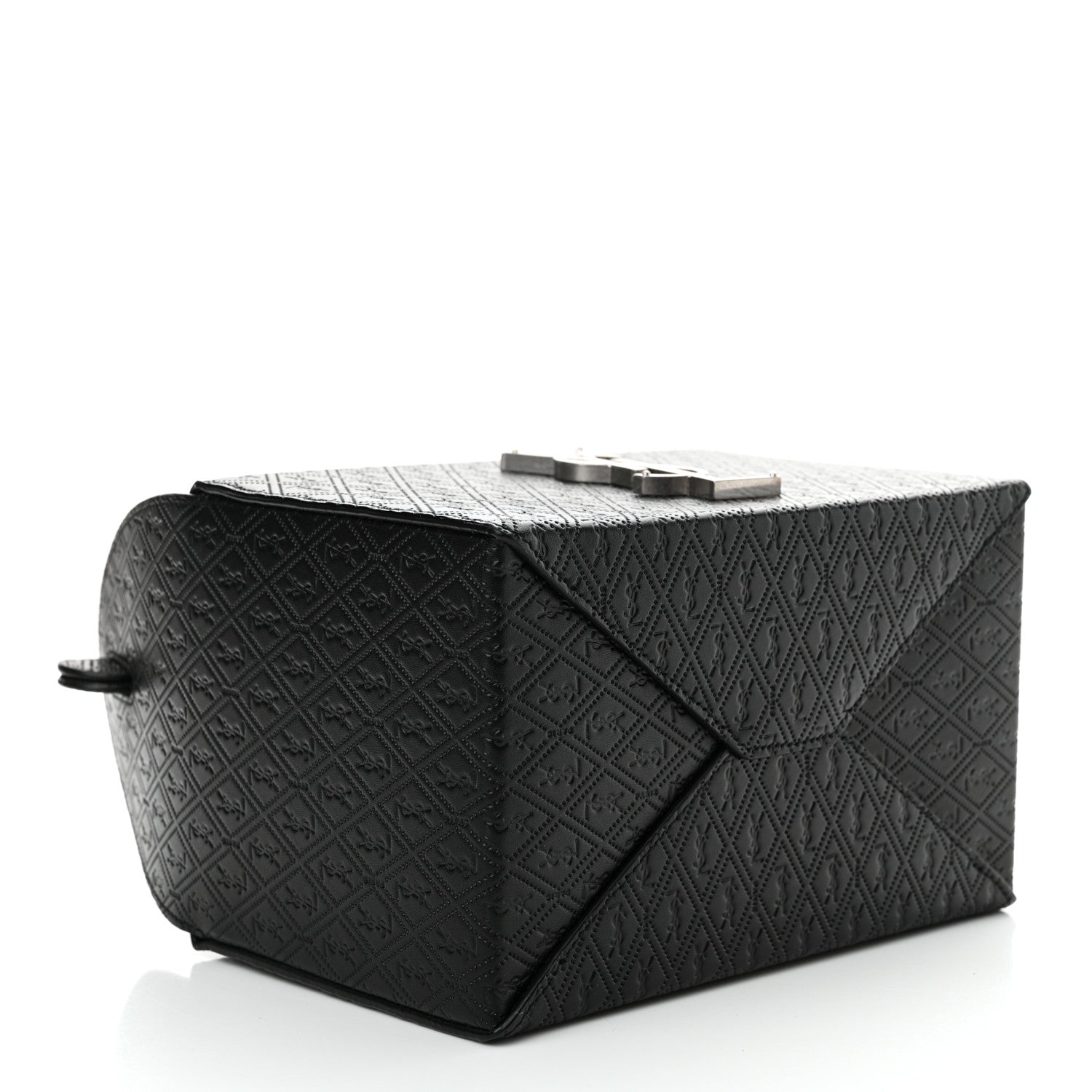 Saint Laurent Calfskin Monogram Take Away Box Black 4 of 12