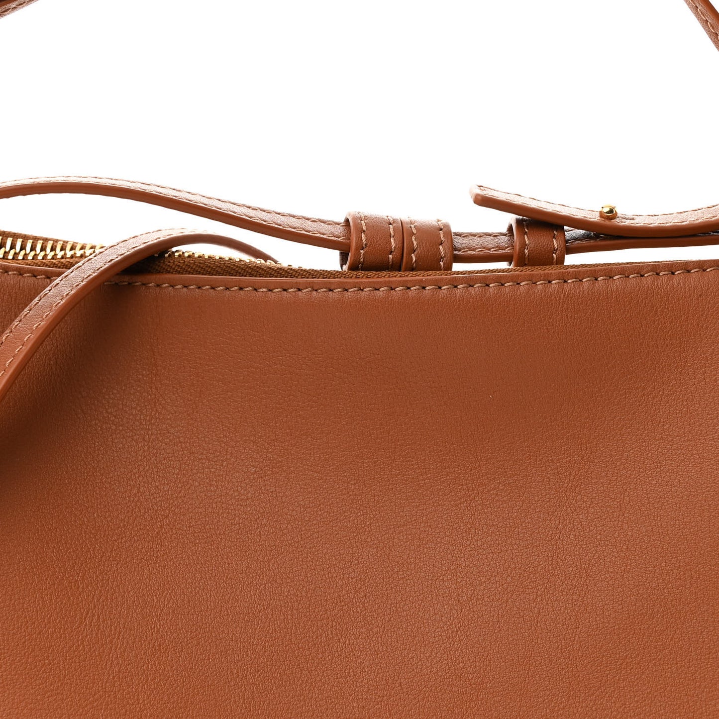 Calfskin Mini Hammock Hobo Tan