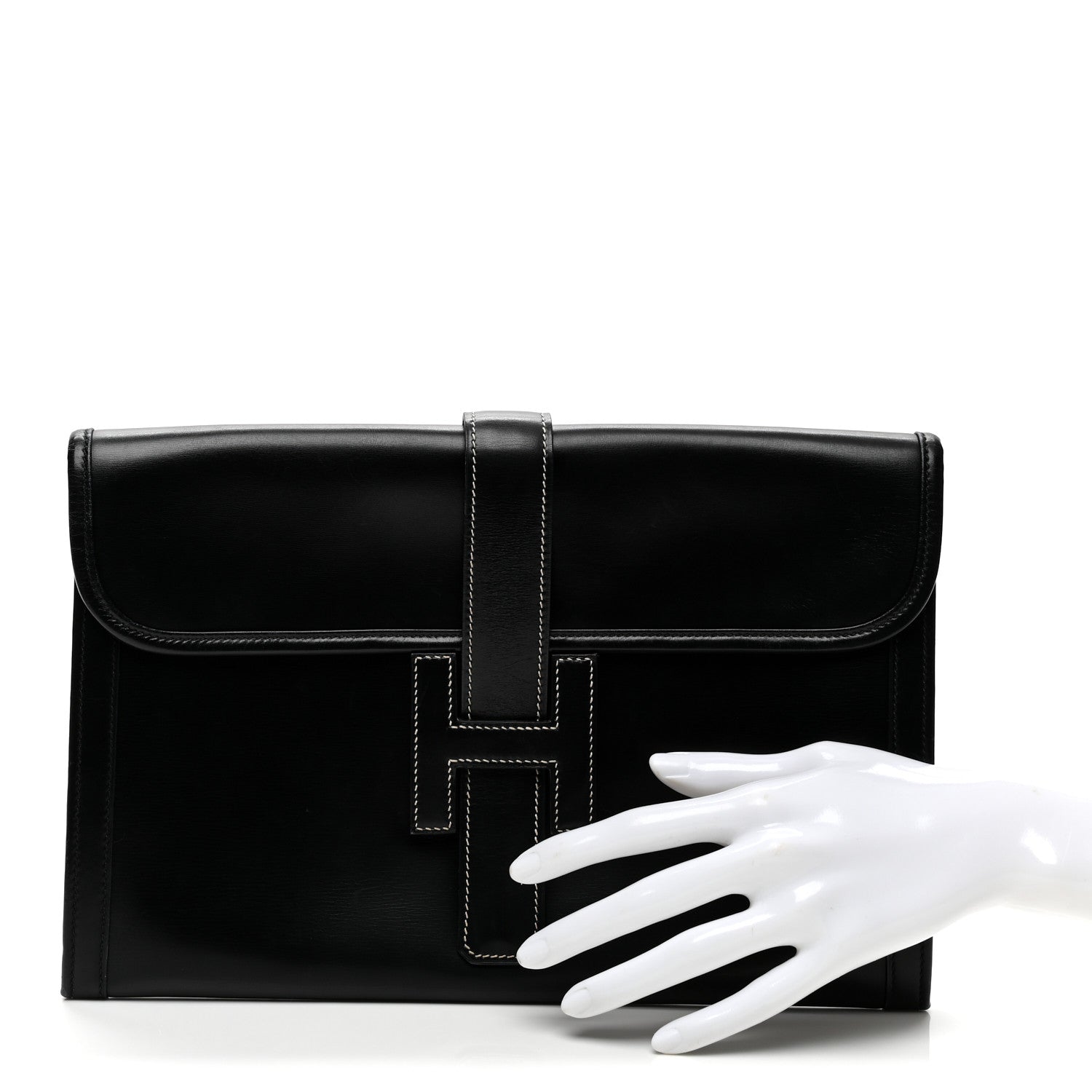 Hermes Box Jige PM Clutch Black 1901713 – FASHIONPHILE