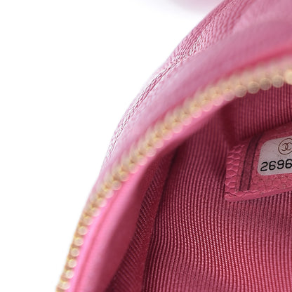 Chanel Caviar Quilted Small Cosmetic Case Pink 7 of 8