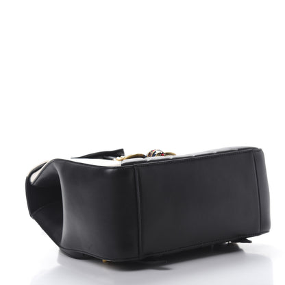 Gucci Calfskin Bamboo Trapuntata Queen Margaret Backpack Mystic White Black 3 of 10