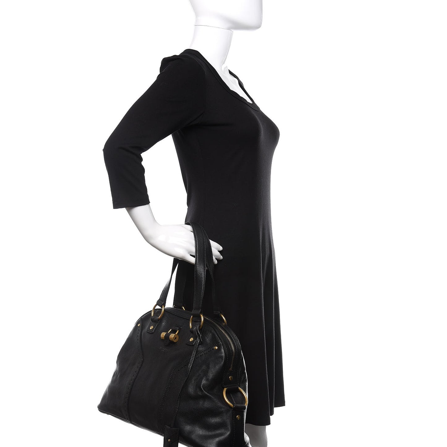 Calfskin Large Muse Black