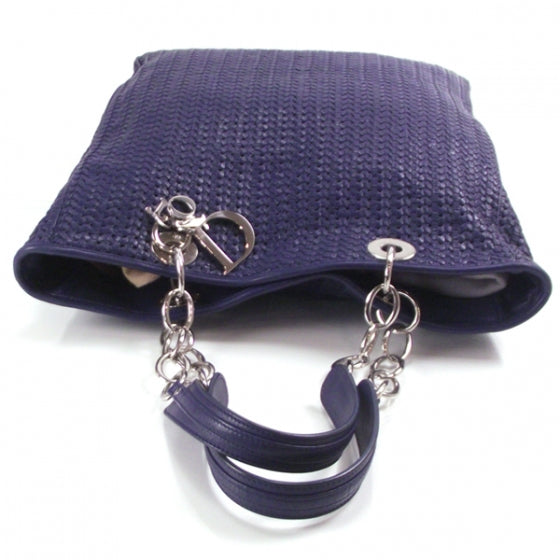 Woven Lady Dior LG Leather Tote