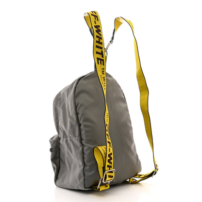 Off-White Nylon Mini Binder Backpack Grey 3 of 10