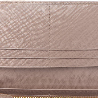 Prada Saffiano Metal Continental Flap Wallet Cammeo 12 of 14
