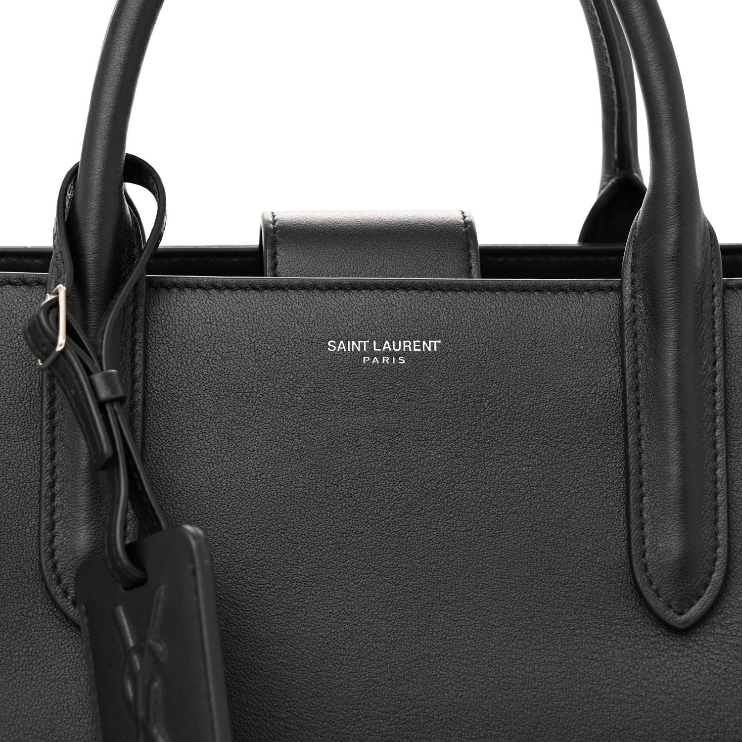 Saint Laurent Calfskin Large Jane Tote Black 8 of 10