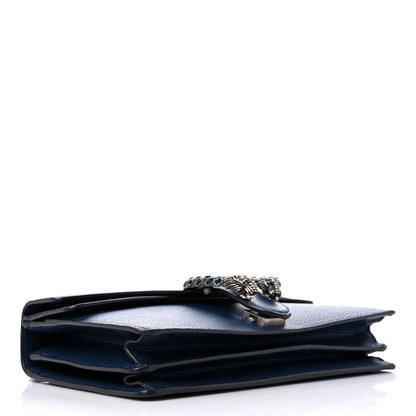 Gucci Dollar Calfskin Crystal Small Dionysus Shoulder Bag Blue Agata Montana Sapphire 4 of 10