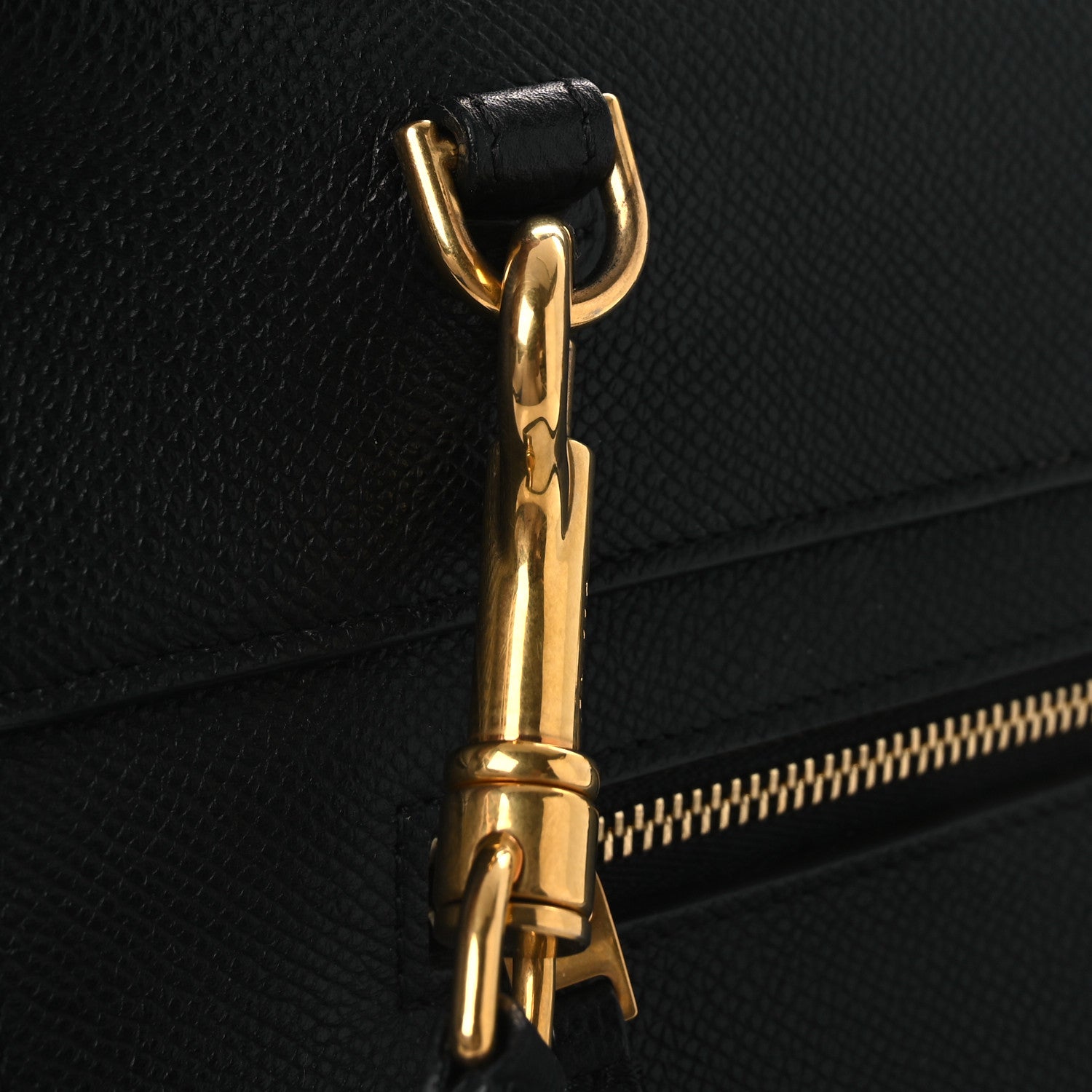 Celine Grained Calfskin Mini Belt Bag Black 12 of 14