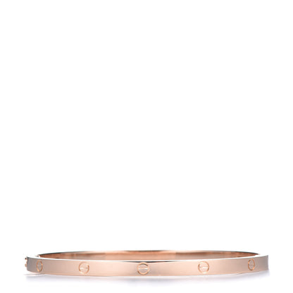 Cartier 18K Pink Gold Small LOVE Bracelet 17 3 of 6