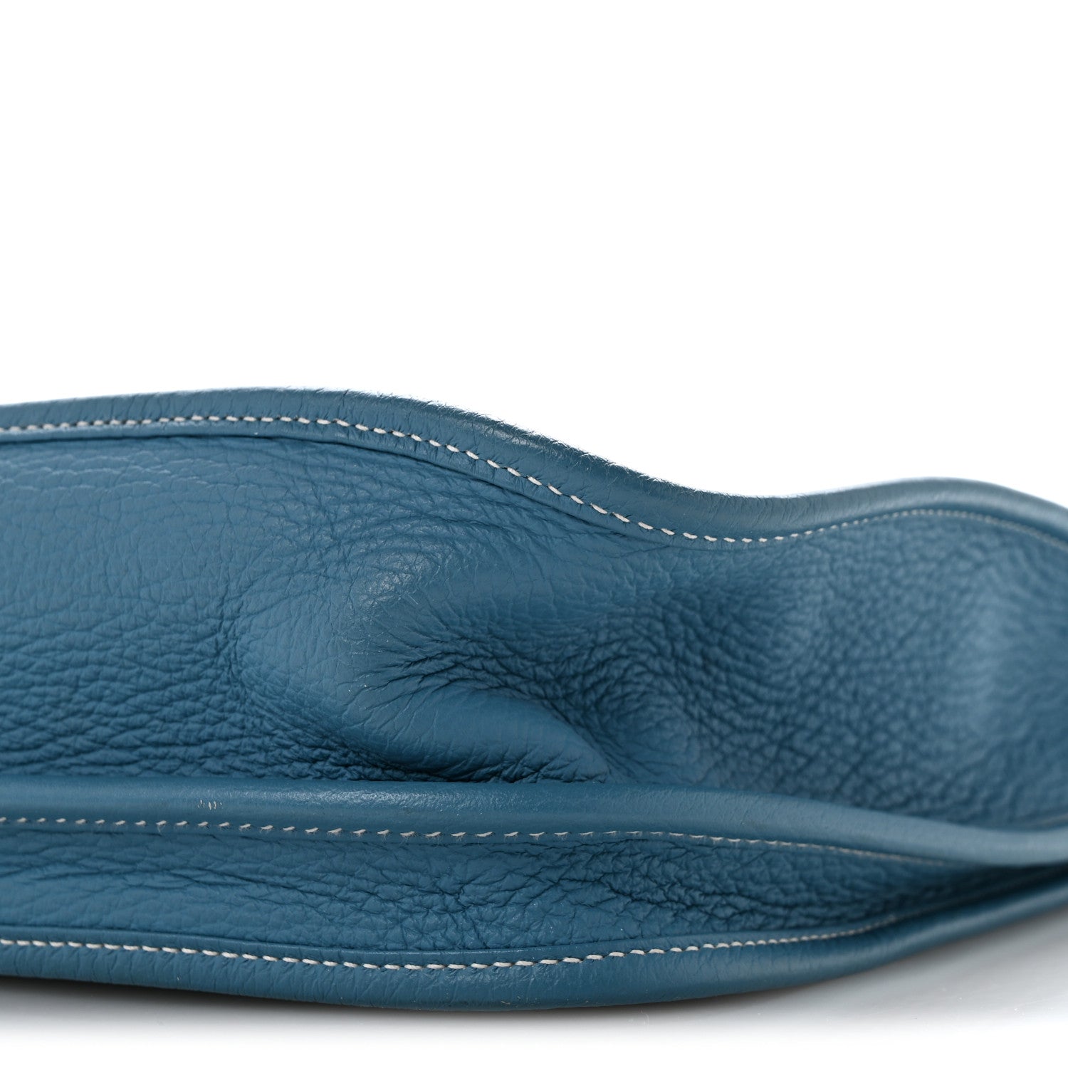 Hermes Taurillon Clemence EVELYNE III PM Blue Jean 10 of 12