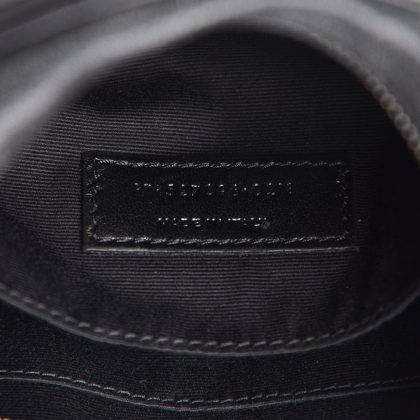 Lambskin Monogram Lou Belt Bag Black