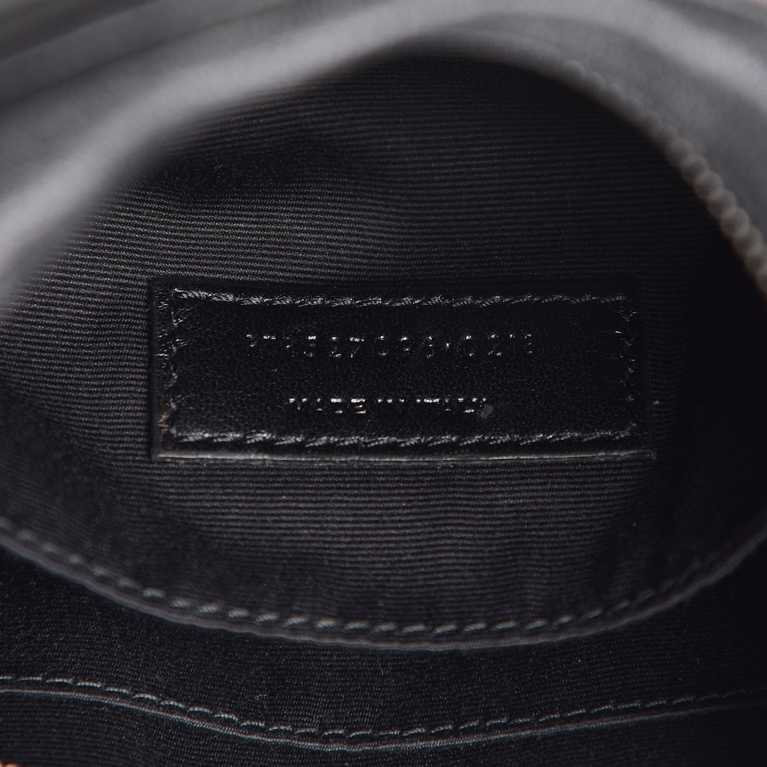 Saint Laurent Lambskin Monogram Lou Belt Bag Black 7 of 10