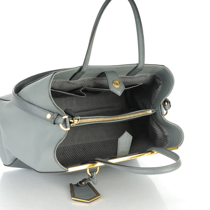Fendi Vitello Elite Flamingo Regular 2Jours Tote Grigio Grigio Chiaro 5 of 9