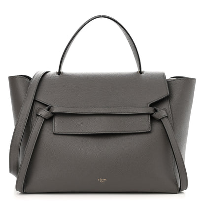 Celine Grained Calfskin Mini Belt Bag Grey 1 of 12