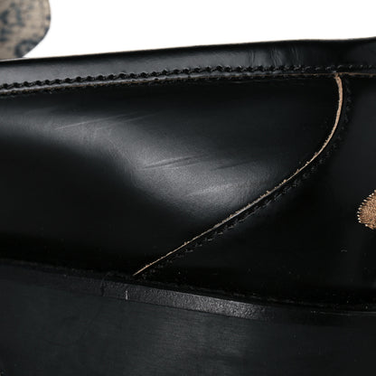 Gucci Cordovan Lux Womens Harald Horsebit 25mm Platform Loafers 38 Black 15 of 19
