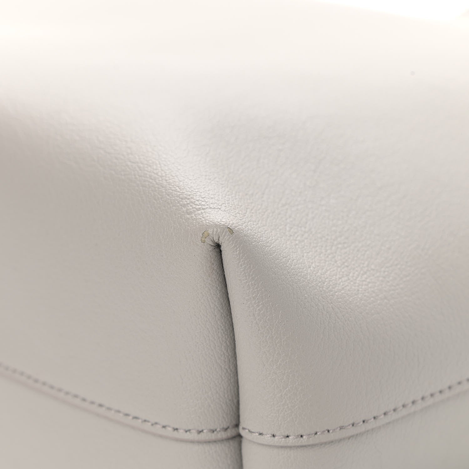 Saint Laurent Calfskin Medium Shopping Tote Light Grey 12 of 13