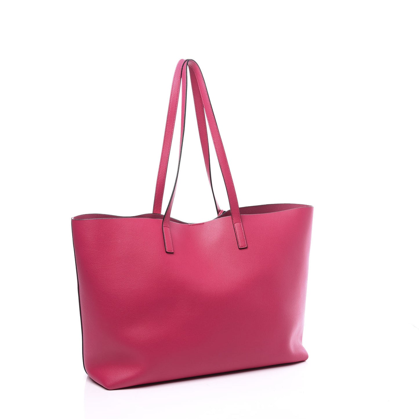 Calfskin Large Shopping Tote Fuchsia