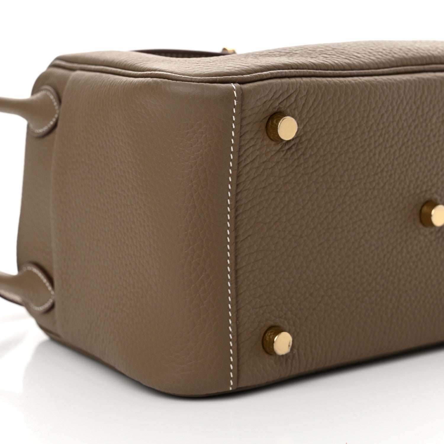 Hermes Taurillon Clemence Lindy 26 Etoupe 9 of 11