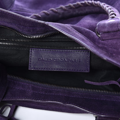 Balenciaga Baby Daim Suede Classic Silver Hardware City Purple 9 of 20