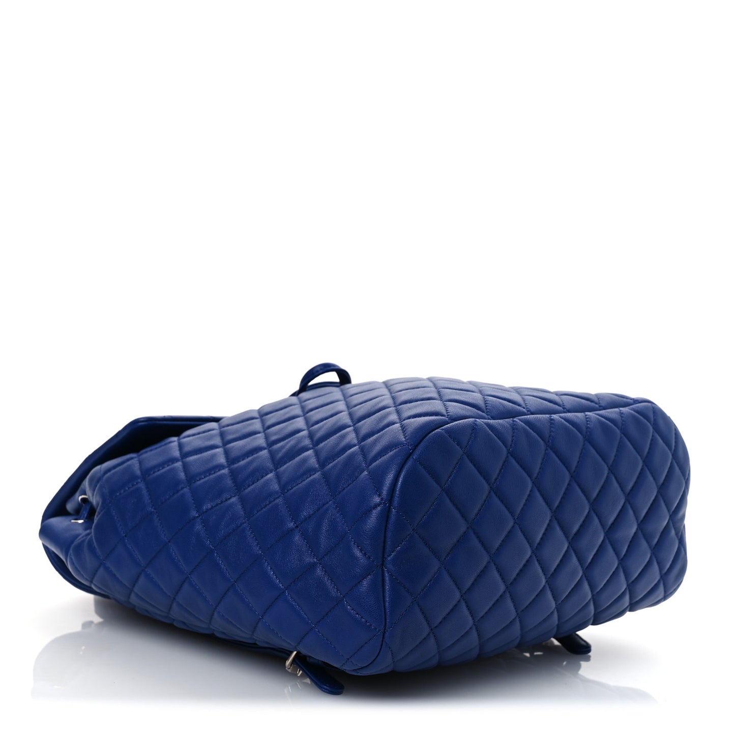 Lambskin Quilted Large Urban Spirit Backpack Blue