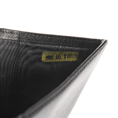 Chanel Goatskin Yen Wallet Black 9 of 13