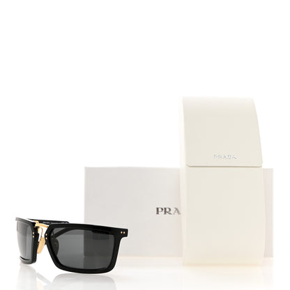 Prada Acetate Sunglasses SPR A11 Black Gold 8 of 8