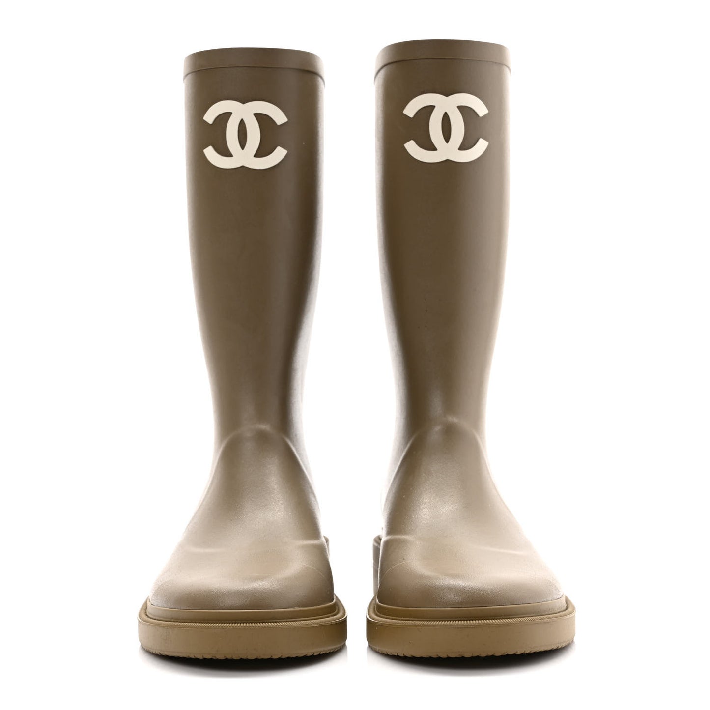 Caoutchouk CC High Boots 39 Dark Beige