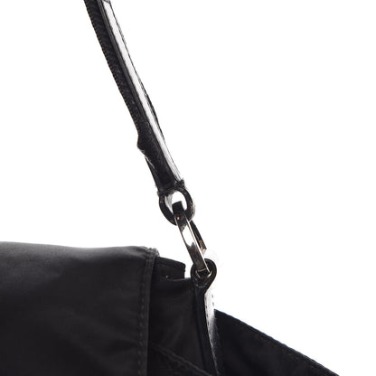 Prada Nylon Vela Messenger Bag Black 9 of 9
