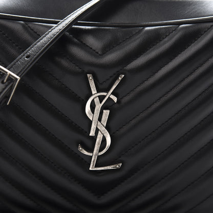 Saint Laurent Calfskin Matelasse Monogram Lou Camera Bag Black 11 of 11