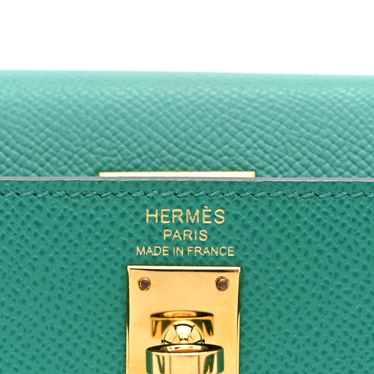 Epsom Kelly Sellier 25 Vert Vertigo