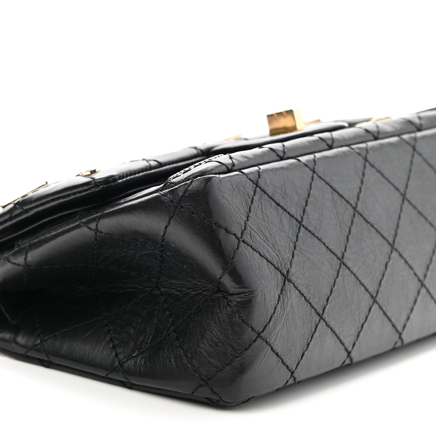 Aged Calfskin Lucky Charms 2.55 Reissue 224 Flap Black
