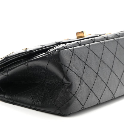 Chanel Aged Calfskin Lucky Charms 2.55 Reissue 224 Flap Black 8 of 13