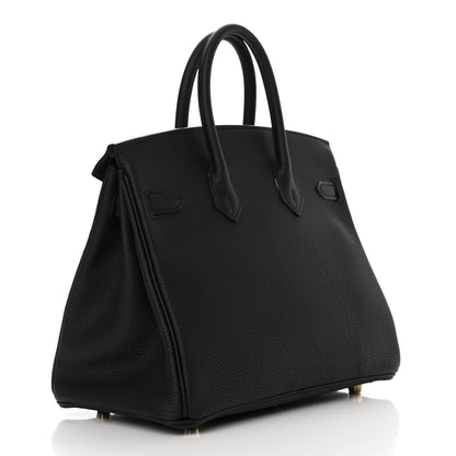 Hermes Togo Birkin 25 Black 3 of 15