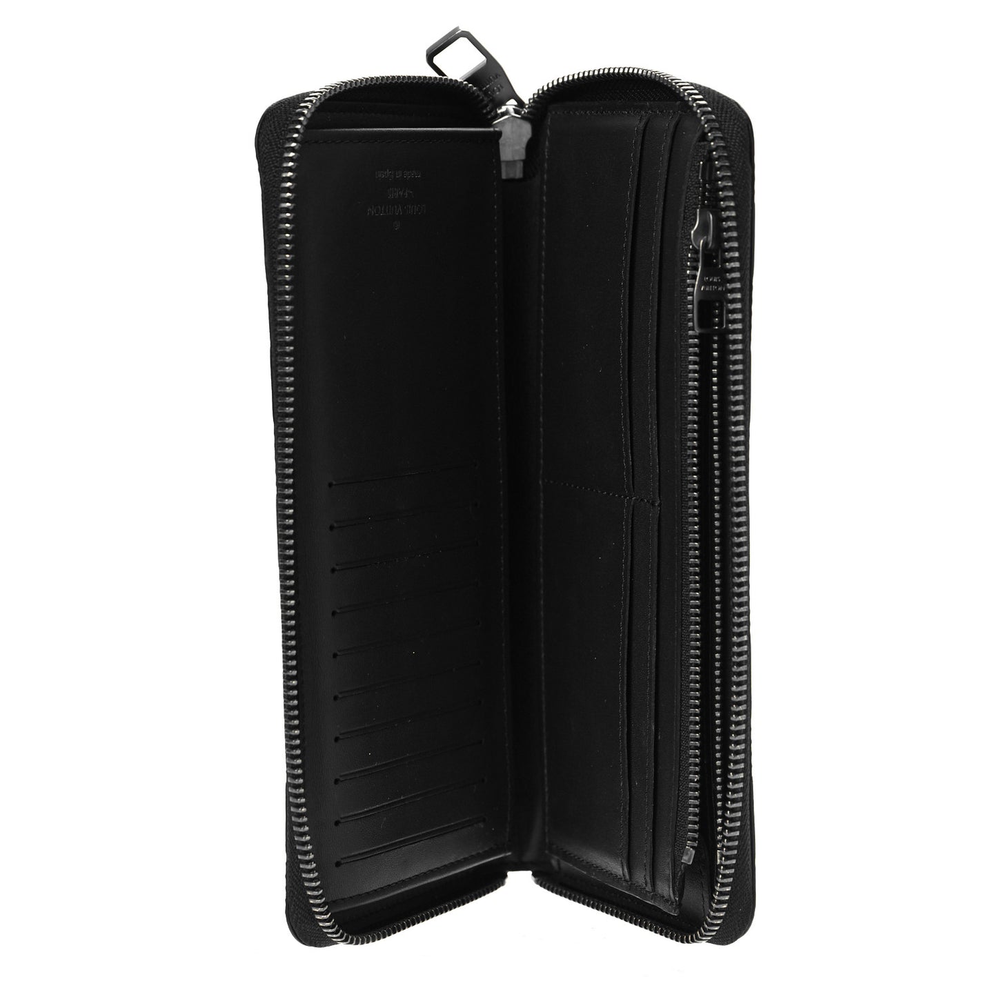 Damier Infini Zippy Vertical Wallet Granit