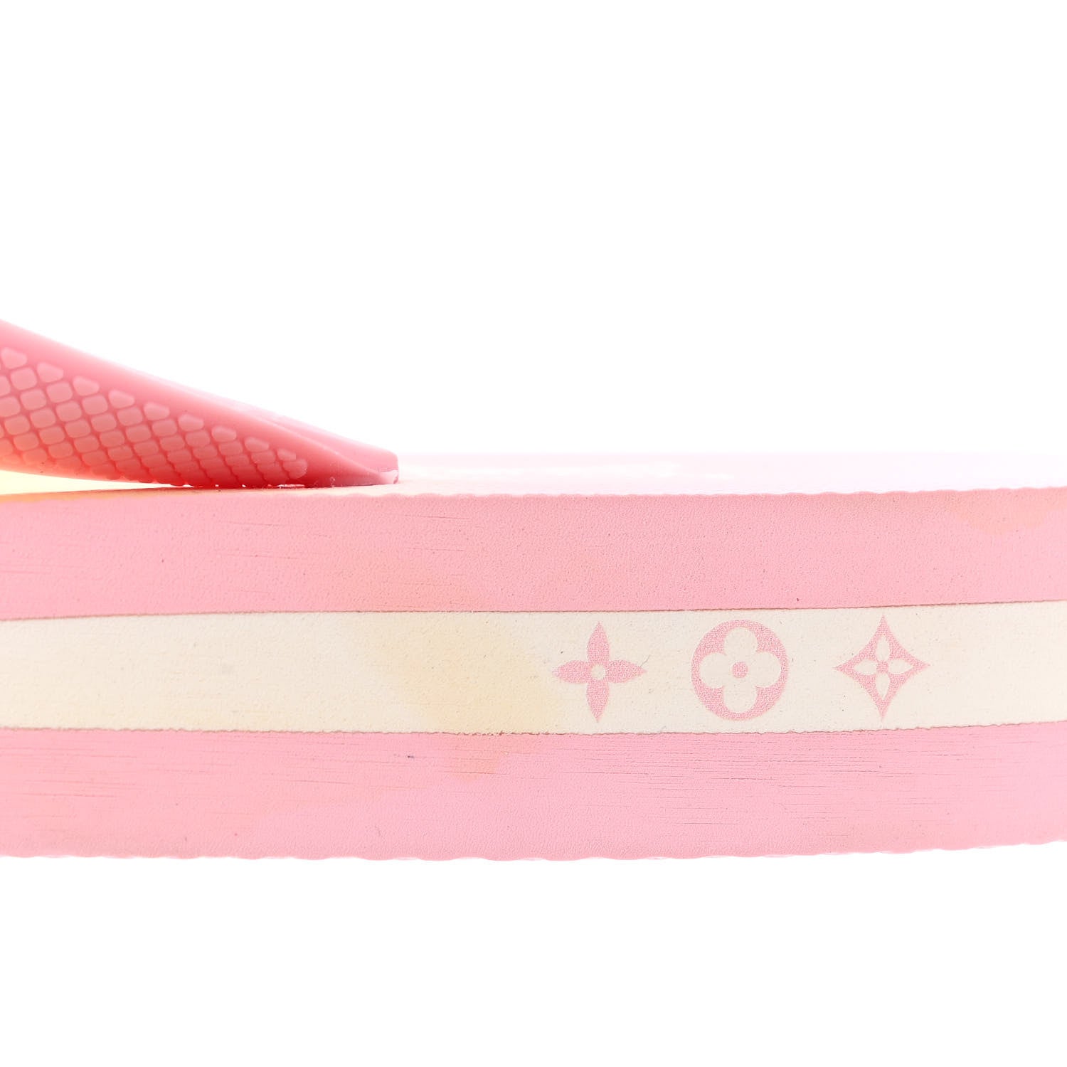 Louis Vuitton Rubber Arcade Flat Thong Sandals 40 Rose 10 of 10