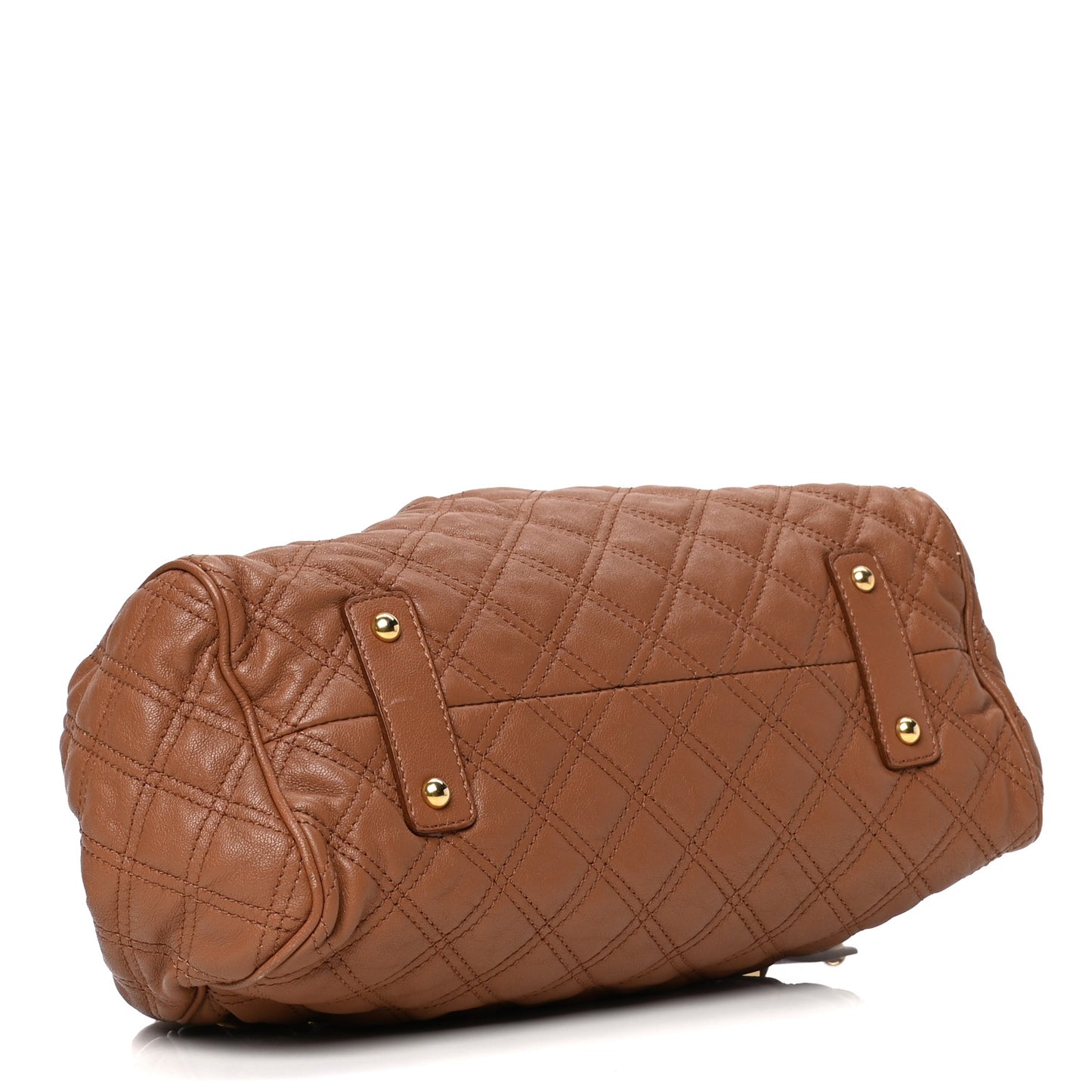 Lambskin Quilted Stam Brown