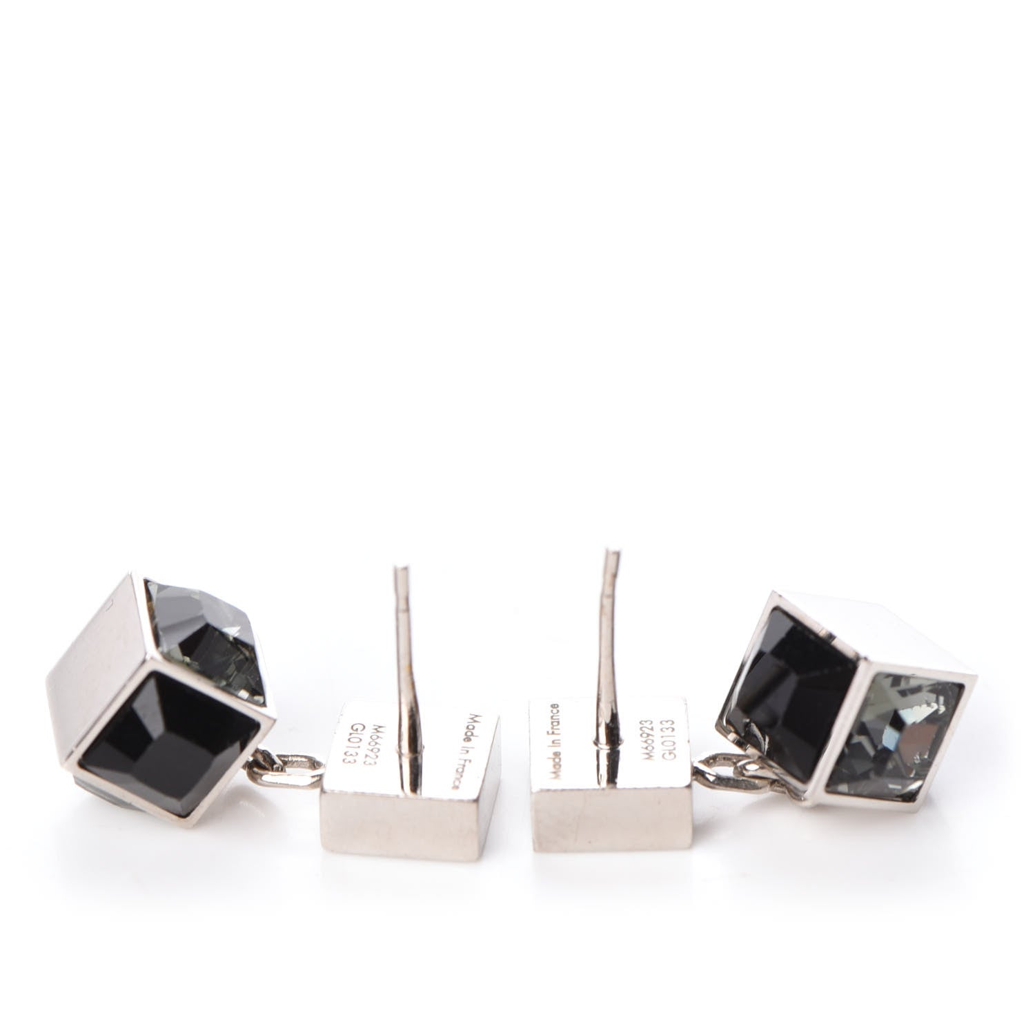 Louis Vuitton Swarovski Gamble Earring Silver 3 of 4