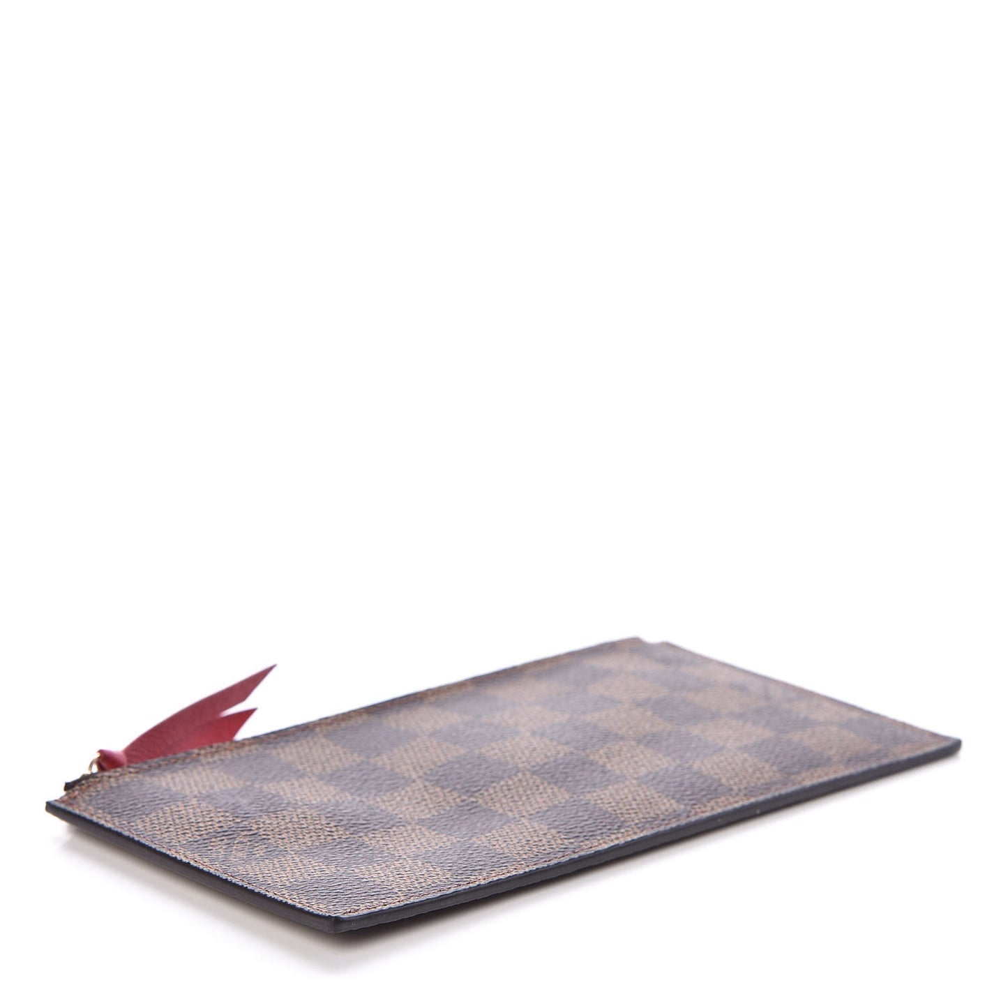 Damier Ebene Felicie Chain Wallet Zippered Insert