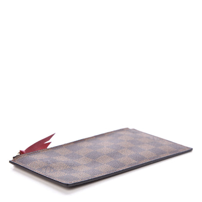 Louis Vuitton Damier Ebene Felicie Chain Wallet Zippered Insert 4 of 6