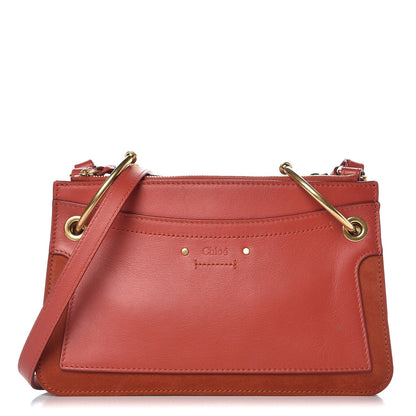 Chloe Calfskin Suede Mini Roy Bag Earthy Red 1 of 10